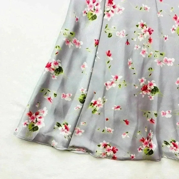 Vintage 90s Victoria's Secret Slip Nightgown Lavender Floral Lace Lingerie SizeS - Picture 11 of 16